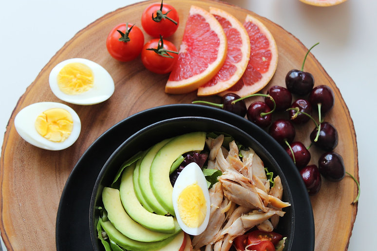 variety-of-food-on-wooden-coaster-793759