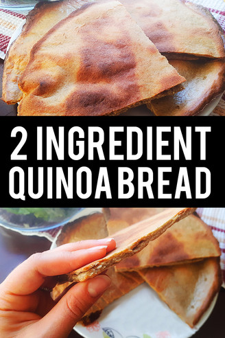2 Ingredient Quinoa Bread